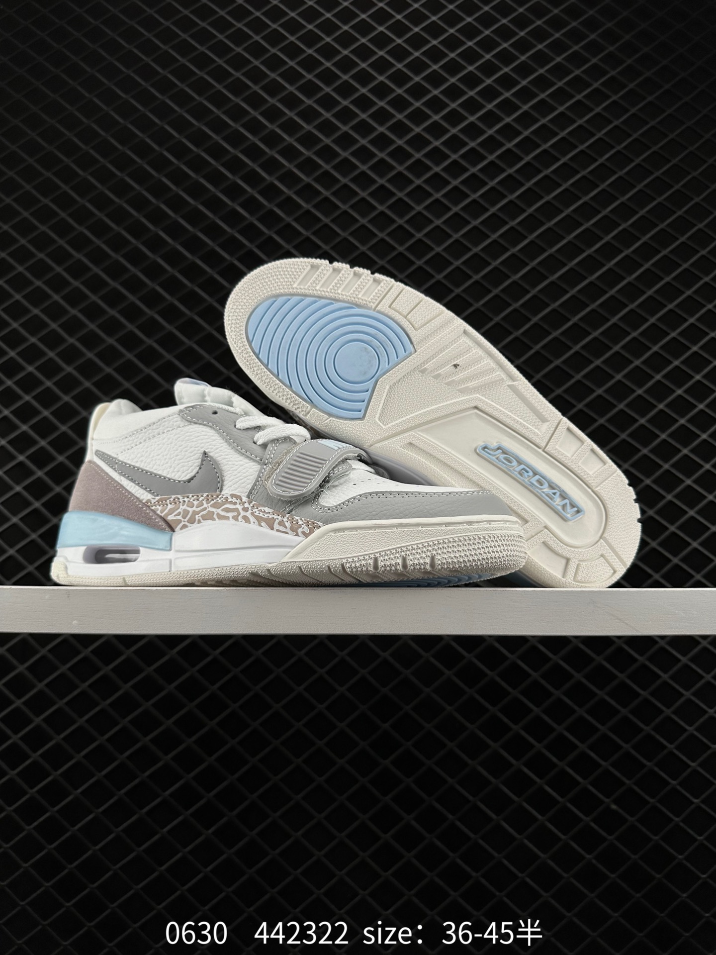 Nike Air Jordan Legacy 312 Low”White/Grey Fog/Blue/Red“